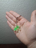 Green Resin Autism Awareness Puzzle Piece keychain