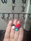 Eric and Ariel couple/friendship magnetic keychain