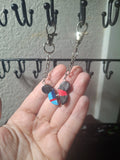 Mulan and Shang couple/friendship magnetic keychain