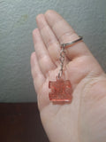 Red Glitter Autism Awareness Puzzle Piece