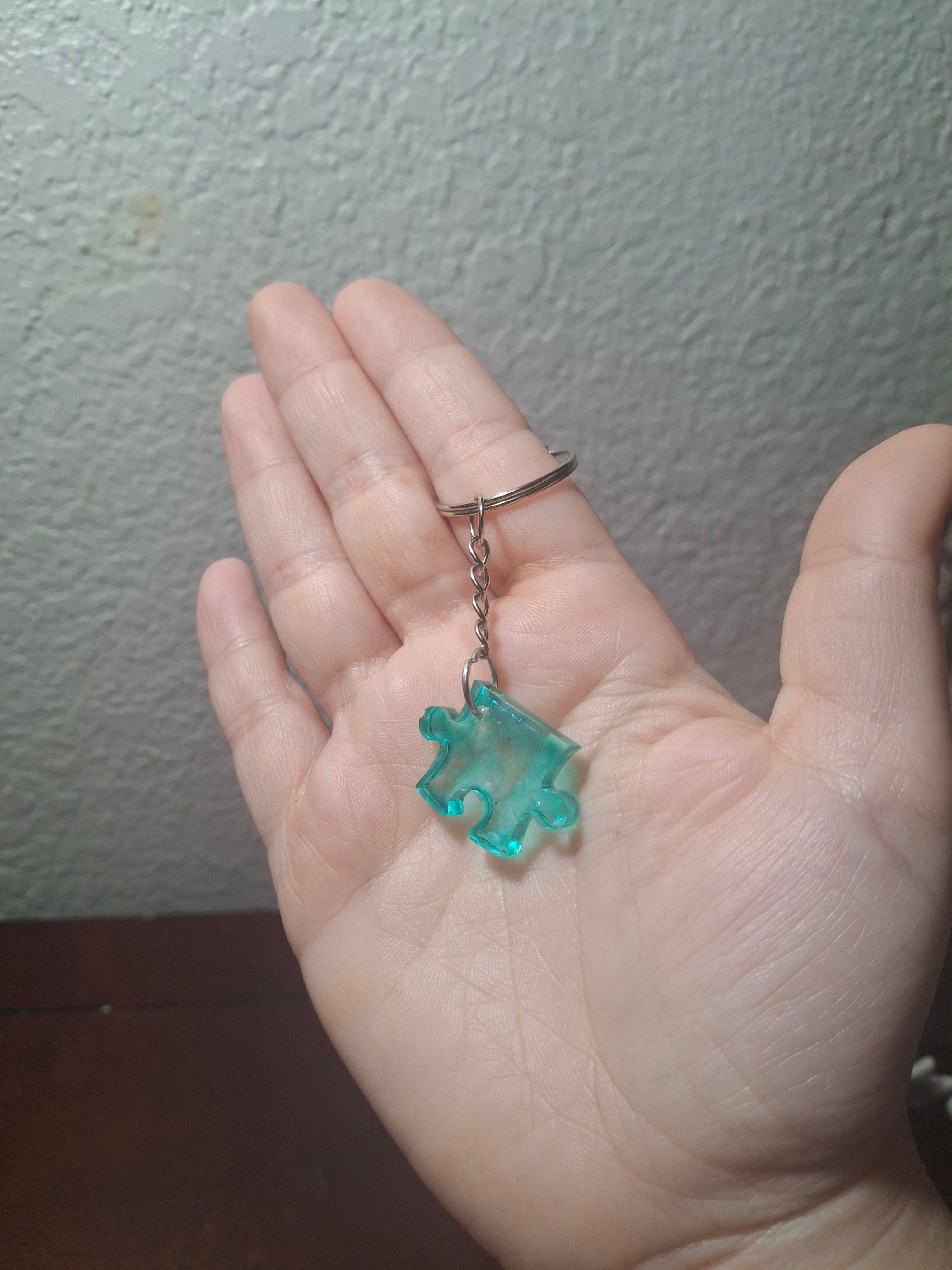 Turquoise Autism Awareness Puzzle Piece